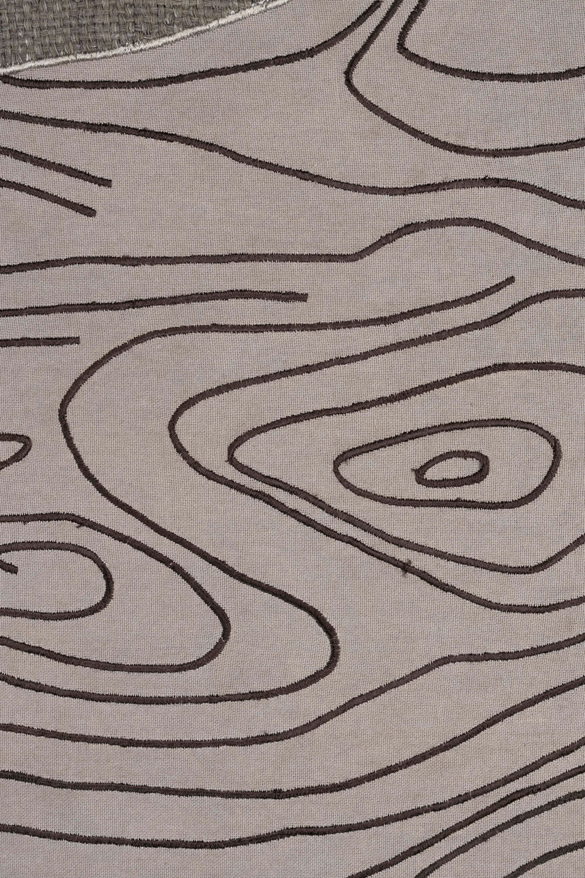 Zuiver Shallow Abstract Fabric Wall Art